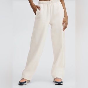 Fabletics Go-To Wide Leg Sweatpant S high rise, full length brand new with tags.